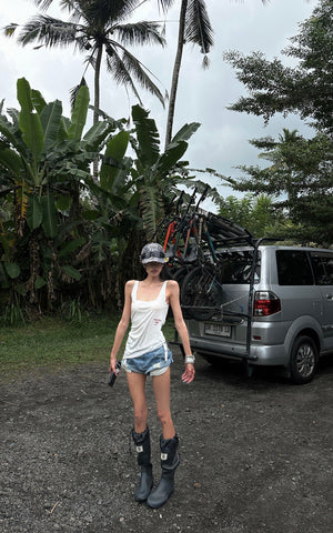 Asymmetric Strap Tank Top