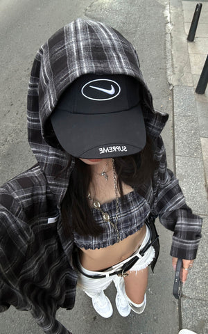 Raw Hem Denim Shorts with Low Rise Cut and Back Flap Pockets