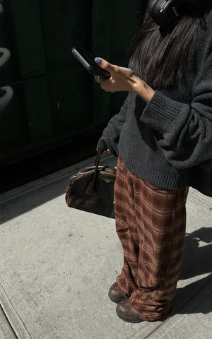 021 Knit Sweater & Graphic Beanie Set