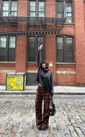 021 Knit Sweater & Graphic Beanie Set