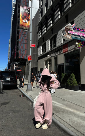 Oversized Hoodie Vest Sweatpants Set