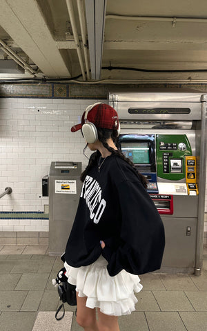 Lace Trim Layered Mini Skirt