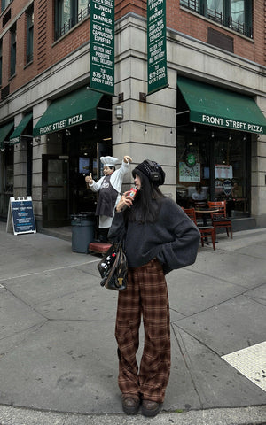 021 Knit Sweater & Graphic Beanie Set