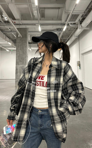 Textured Knit Tank Top with “WE INSTILLâ€?Jacquard Logo