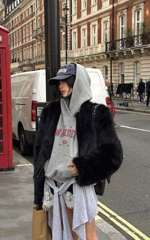 Vintage Logo Oversized Hoodie