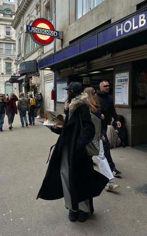 Double Breasted Wool Coat with Belt