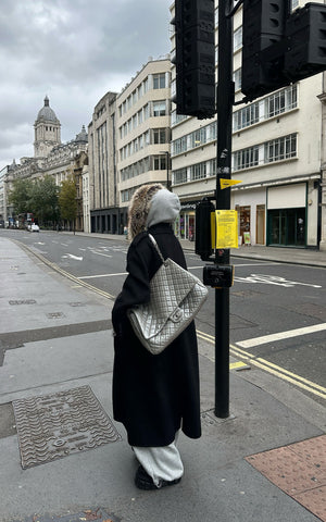Double Breasted Wool Coat with Belt