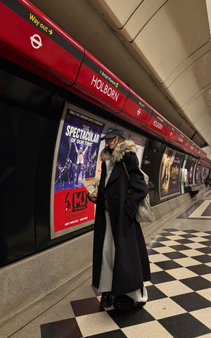 Faux-Fur Hood Cropped Hoodie