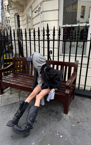 Vintage Logo Oversized Hoodie