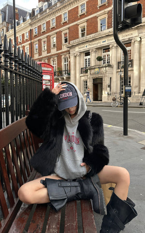 Vintage Logo Oversized Hoodie