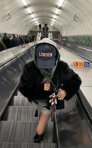 Vintage Logo Oversized Hoodie