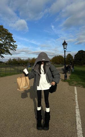 Oversized Cotton Long Sleeve T-Shirt
