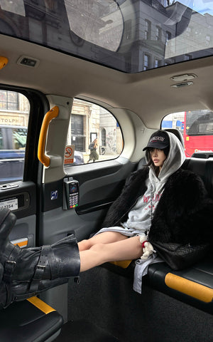 Vintage Logo Oversized Hoodie