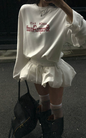 Gothic Logo Long-Sleeve Tee