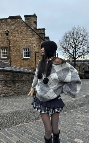 Layered Pleated Mini Skirt