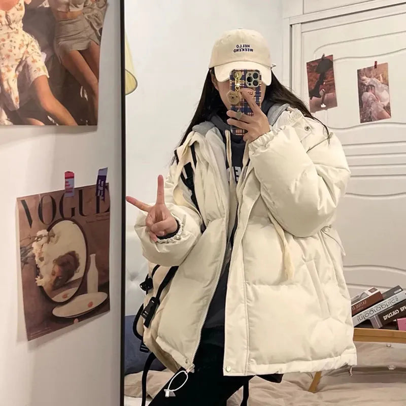 Hooded Winter Korean Jacket