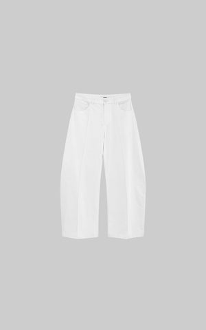 Dramatic Wide-Leg Floor-Length Pants