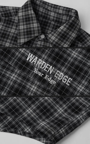 Oversized Plaid Shirt Jacket