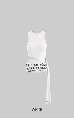 Asymmetrical Strap Vest