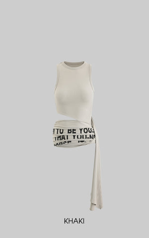 Asymmetrical Strap Vest