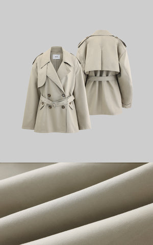 Unisex Deconstructed Trench Coat
