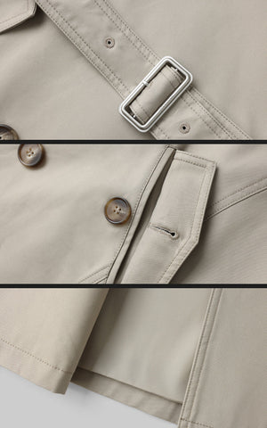 Unisex Deconstructed Trench Coat