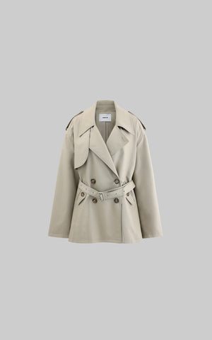 Unisex Deconstructed Trench Coat