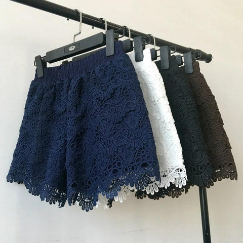 6 Colors Hollow Lace Sexy Shorts