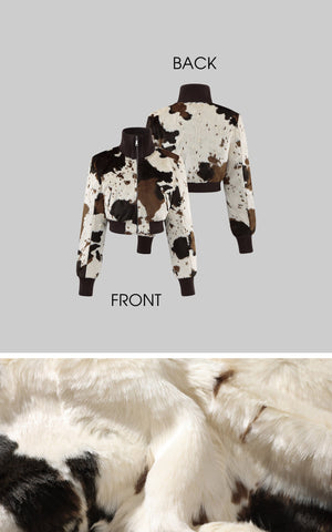 Reversible High-Neck Jacket with Belt Detail