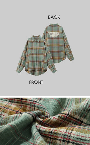 Oversized Plaid Shirt