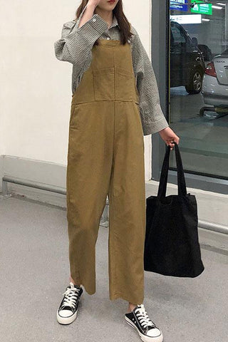 Loose Slim Ankle Length Jumpsuit