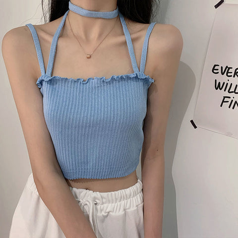 Süße String Sexy Camisole Crop Tops 