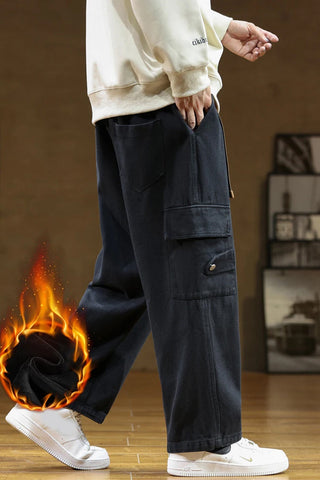 Pantalones cargo holgados e informales de estilo hip hop para hombre 