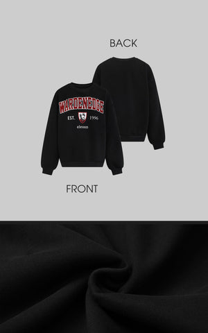 Vintage Embroidery Oversized Sweatshirt