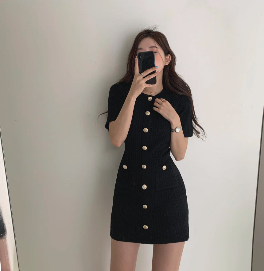 Sexy Bodycon Elegant Knitted Dress