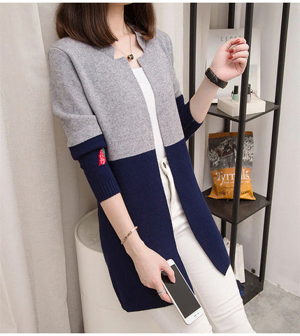 Long Sleeve Slim Cardigan Sweater