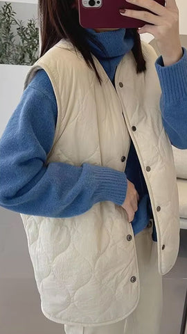 Sleeveless Two Sided Stylish Vest Outerwear