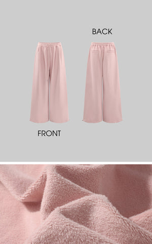 Oversized Hoodie Vest Sweatpants Set