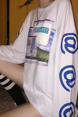 See What Windows Paint Long Sleeve Shirt