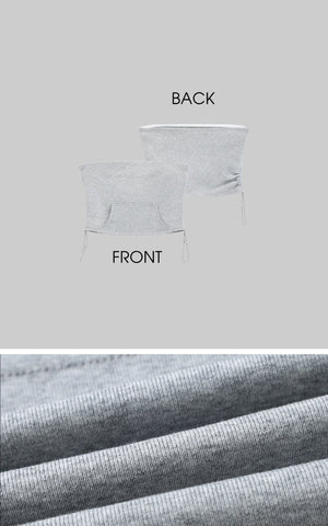 Grey Contrast-Layered Lounge Set