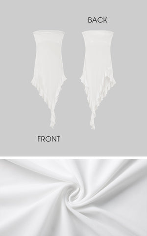 Asymmetric Ruffle Dress