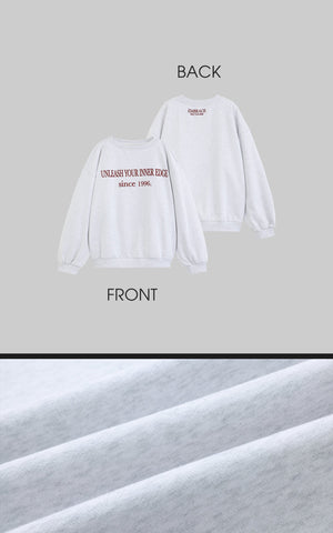 Crewneck Sweatshirt + Shorts + Wide-Leg Pants Set