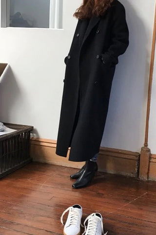 Long Sleeve Winter Woolen Coat Jacket