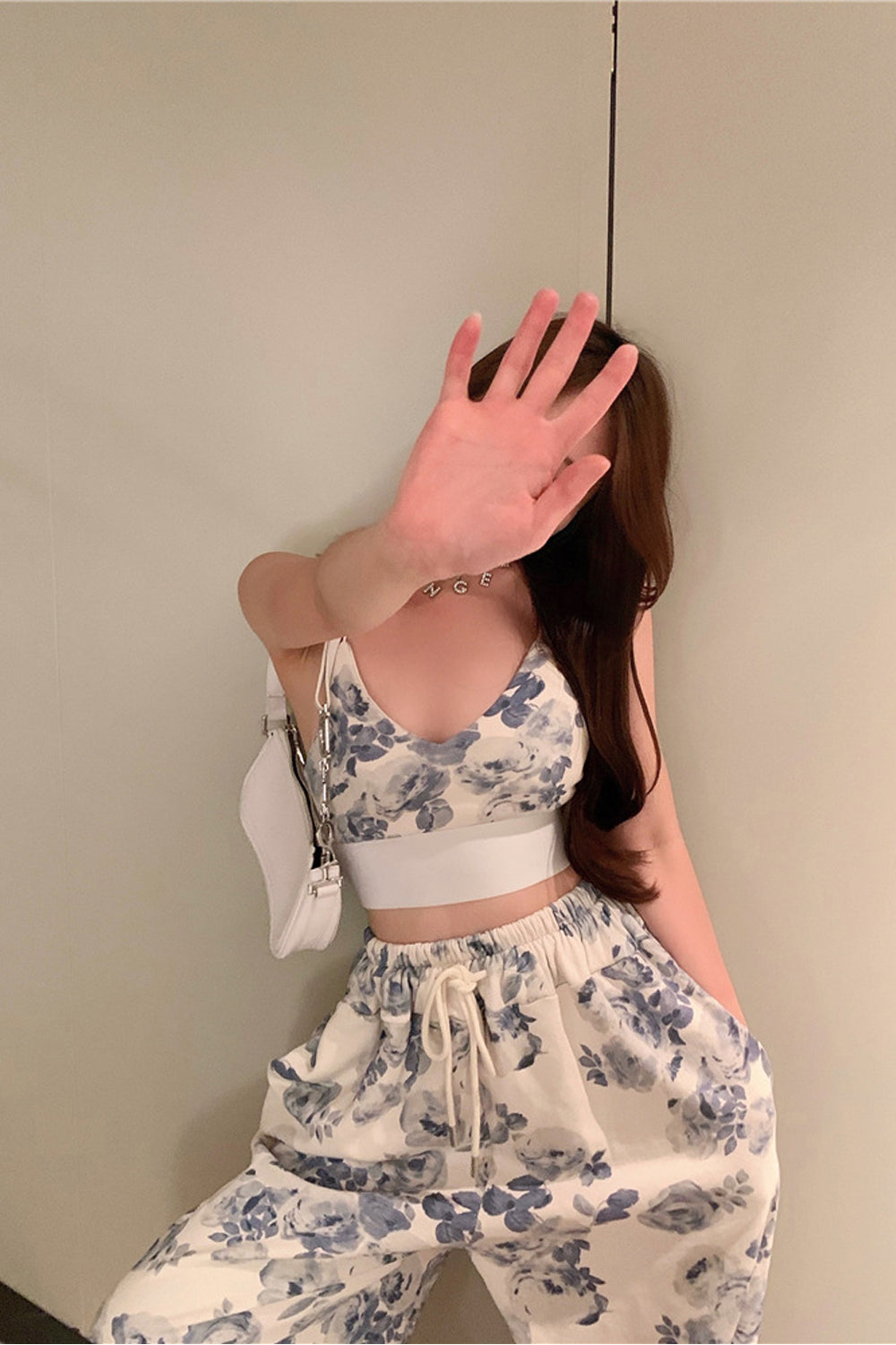 2 Piece Floral Pattern Casual Sets