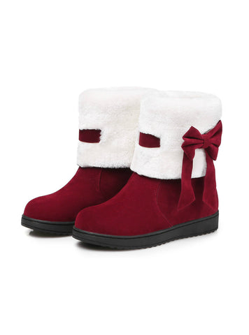 Botas de nieve de invierno para mujer, botines con plataforma para mujer