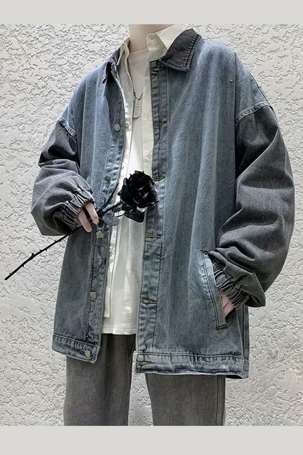 Double Colors Combined Retro Denim Jackets