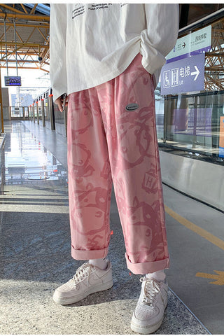 Cartoon Character Loose Casual Pants