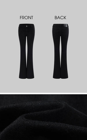 Slim Flared Denim Pants