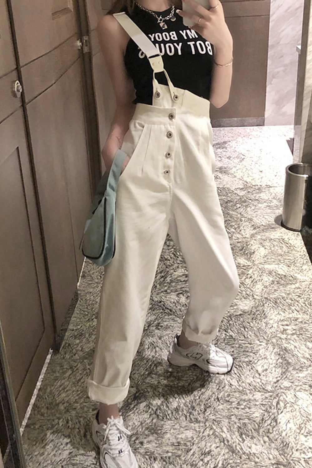 One Shoulder Irregular Style Jumpsuits