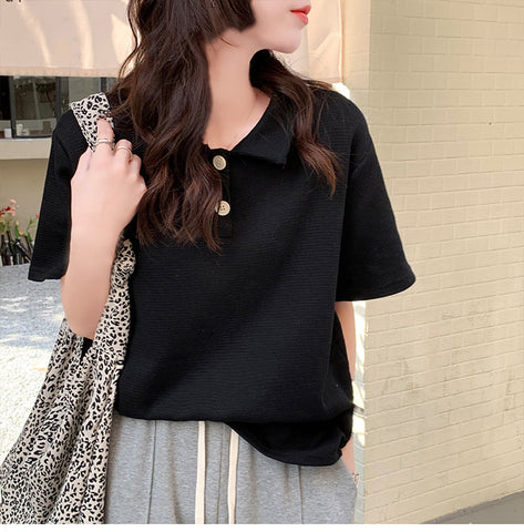 Short Sleeve Turn Down Collar Casual Shirts